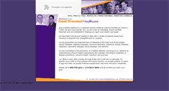 Desktop Screenshot of goalorientedhealthcare.com